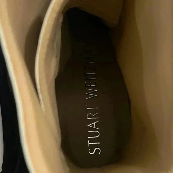 NWT Stuart Weitzman $830 Charli Sport Platform Booties Block Heel White Size 7B - Picture 8 of 14